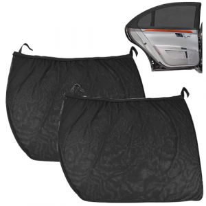 HEKOBAG 2 Pcs Pare-Soleil Voiture Bébé, Pare Soleil Chaussette Voiture, Pare Soleil Chaussette Vitre Avant, Protege Soleil Voiture Arrière, Protection Soleil Voiture Vitre pour Plupart des Voitures (LYDIA LTD, neuf)