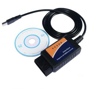 Dezanyc Elm 327 OBD2 Adaptateur USB 327 OBDII avec Outil de Scanner PIC18F25K80 (Dakini2000, neuf)