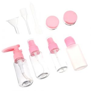 POPETPOP 10pi&egrave;ces Kit Flacon Voyage Portable Lot De Contenant Pour Produits De Toilette Flacon De Maquillage De Voyage De Shampooing Et Lotion (Riser Treasure, neuf)