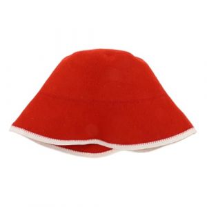Homoyoyo Bonnet de Sauna Feutre Réutilisable Absorbant Eau Chapeau Confortable pour Spa et Sauna Adulte Protection Thermique et Aération Couleur Rouge (S Wisdom HF, neuf)