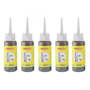 Lubrifiant à Poudre de Graphite pour Cylindre de Serrure, 5 Pièces 60ml Poudre de Graphite pour Serrure, Lubrifiant Sec pour Charnières, Serrures de Porte, Guides de Fenêtre (jingyash, neuf)