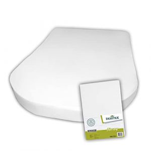 Dexitex - Drap Housse Camping Car - pour Lit Tout Fait pour Camping Car - Caravane Matelas - Lit Caravane - Lit Camping Car - Oeko-Tex - 100% Coton - Blanc - (135-160cmx190-210cm) (Dexitex, neuf)