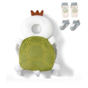 Bambebe Bébé Protection de la Têt Securite Casque Bebe Anti Choc Protection Baby Head Protector Casque Protection Bébé Protection Tête Enfant Sac à Dos Tout-Petits(Tortue) (Aling2020, neuf)