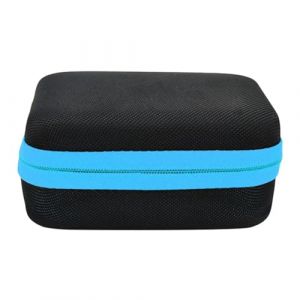 Rangement Vernis A Ongle,Rangement Onglerie Lot de 2 boîtes à huiles essentielles for 12 flacons 5 ml, 10 et 15, boîte rangement parfum, huile essentielle, étui transport portable vernis ongles(Blue) (xinnruishangmaohang, neuf)
