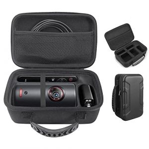 Vakdon Étui Portable pour Capsule, étui de Transport pour Capsule Mini Projecteur et Accessoires, étanche, résistant à la poussière et aux Chocs (Black) (Vakdon, neuf)
