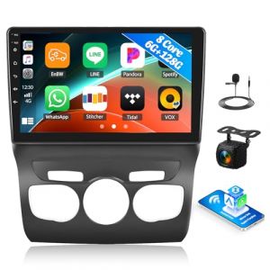 Android 15, 6G+128G 8Core GOHHDL Autoradio pour Citro&euml;n C4L C4 DS4 2013-2017 avec Navi Carplay Android Auto, Ecran Tactile 10.1 Pouces 2Din avec GPS WiFi BT FM/RDS DSP SWC Cam&eacute;ra de recul&MIC (ShenZhenShiY&uuml;nXiangMaoYiYouXianGongSi, neuf)