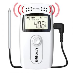 Elitech RC-4HC Enregistreur de Données Température et Humidité USB Temp Data Logger Test du Capteur Externe Sonde (Elitempcontrol, neuf)