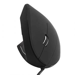 Souris &agrave; Gauche, Souris Filaire &agrave; Gauche, Ergonomique Verticale 800/1200 / 1600DPI USB Souris D'ordinateur de Bureau de Jeu &agrave; Clic Sensible et Silencieux pour 8 / 10(Filaire) (Lazmin112, neuf)