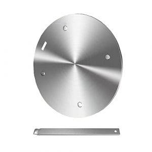 Grouarty Plaque diffuseur de chaleur de 27,9 cm, adaptateur à induction en acier inoxydable pour plaque de cuisson électrique, gaz, verre, plaque convertisseur de table de cuisson à induction avec (jingmuchenkuajing, neuf)