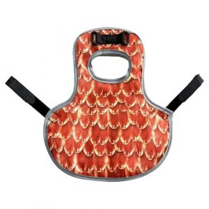 Housse de selle de poule | Tablier de protection réglable imperméable | Costume de protection d'aile d'animal pour poulailler, habitat de volaille, ferme, Orange, Refer to description (XingTaiShiXinNiuNongYeYouXianGongSi, neuf)