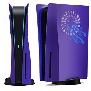 ElitePlay Galaxy Violet PS5 Façade avec aérations de refroidissement Plaques de rechange Coque Accessoire pour Playstation 5 Disc Edition (ElitePlay, neuf)