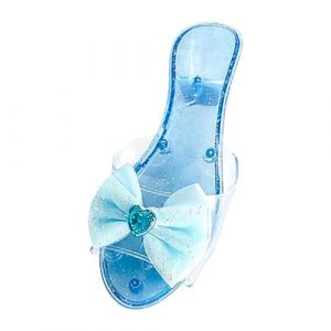 Luwecf Sandales En Gel&eacute;e &agrave; Enfiler pour Chaussures, D&eacute;guisements, Cosplay, Chaussures de Princesse, Talons pour Enfants, pour &eacute;v&eacute;nements, F&ecirc;tes, No&euml;l, Annive, Bleu (Fenbin, neuf)