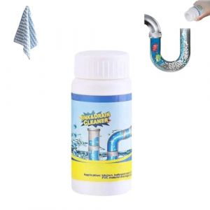Lanoxie D&eacute;boucheur Surpuissant,Lanoxie D&eacute;boucheur Pro Cheveux,D&eacute;boucheur WC,Deboucheur Canalisation pour Cuisine et Salle de Bains,Deboucheur Canalisation Poudre Nettoyante,Sink and Drain Cleaner (1) (BaiYuZ, neuf)