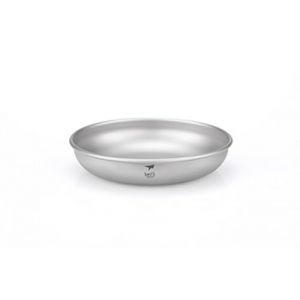 Keith - Assiette en Titane - 150 ml - 450 ml - Vaisselle de camping pour usage extérieur - Bol et assiette de voyage - Ultra léger, 250ml-Ti5364 (Outdoor Player, neuf)