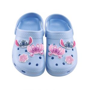Disney Sabots Enfant, Chaussures Fille Lilo Et Stitch, Sandales Fille Stitch, Bleu 24 (Character FR, neuf)