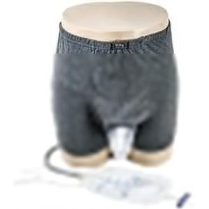 Urinoir masculin, support de pipi d’urinoir, urinoir portable réutilisable pour hommes avec ceinture élastique, sac d'urinoir de collecte avec deux sacs de collecte d'urine de 500 ml,Large (taiyuangewudongfangmaoyiyouxiangongsi, neuf)