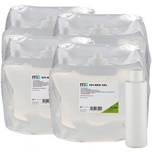 Gel de contact et gel epimed à lumière pulsée IPL, 4 x 5 l Cubitainer et vide bouteille (Medicalcorner24, neuf)