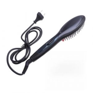 Healvian Peigne Lisseur Cheveux Électrique Avec Brosse Lissante Peigne Lisseur Céramique Pour Démêler Et Lisser Cheveux Prise Européenne Noir (Le Sengyu, neuf)