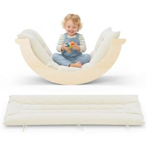 CUPCHID 3 en 1 Arche d'escalade Enfants,Charge 50KG,Triangle d’Escalade avec Coussin Confortable pour Tout-Petits, Arche d'Équilibre Enfant (KONTAXIS-PANAGIOTIS, neuf)