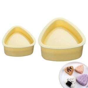 Halatua triangles sushi | 2 Pi&egrave;ces Maker Moule Onigiri Sushi Maker Moule Sushi Making Kit,Triangle Japonais Sushi Presse Moule Cuisine D&eacute;coration Accessoires Cuisine Outil (Alacritua Europe, neuf)
