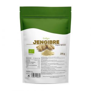 Gingembre en poudre 200 g bio | INKANAT | 100 % naturel et pur | ar&ocirc;me intense et propri&eacute;t&eacute;s digestives (INKANAT, neuf)