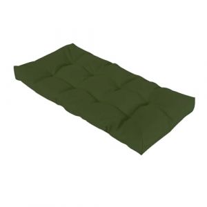 Coussin de Banc Extérieur 1 2 3 ou 4 places, 8cm Coussins de Balancelle Jardin Imperméable Antidérapant Mobilier d'extérieur Coussin d'assise Rectangulaire Pour Terrasse Fenêtre,Dark green,140x40cm (duyonguk, neuf)