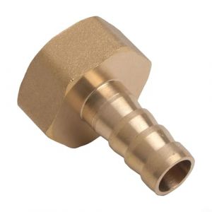 Raccord cannelé en laiton de 3/4" avec filetage femelle BSP, convient pour les raccords de tuyaux d'air et d'eau (12 mm) (YuanKaiJun, neuf)