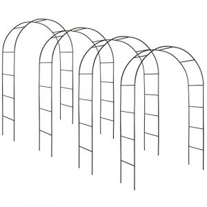 tectake 402661 4X Arceau à Rosiers Tuteur Colonne de Jardin Arche à Rosiers (Made4Home SAS, neuf)