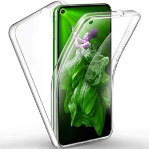 COPHONE® Coque 360 Compatible Huawei Nova 5T 100% Transparente 360 Protection intégrale Avant Souple + arrière Rigide. Housse Tactile 360 degres Anti Choc (CoPhone, neuf)