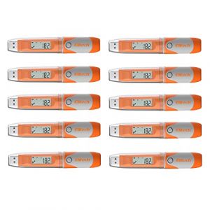 Elitech RC-51H 10PCS PDF USB Enregistreur de Données de Température et d'humidité Réutilisable Imperméable 32000 Points (Elitempcontrol, neuf)