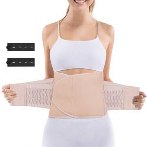 AOGOE Ceinture Post Accouchement, Récupération Ceinture Abdominale Gainante avec Etenseurs de Taille de Pantalons, Réglable Respirant Ventre Plat Gaine Post-Partum pour Récupération Après la Grossesse (AOGOE-EU, neuf)