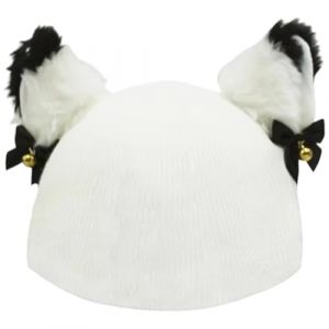 Lpitoy Housse De Casque De Ski, Motif Oreilles De Chat, Housse De Casque De Sport, Bonnet De Ski Tricot&eacute;, D&eacute;coration &Eacute;lastique pour Enfants Adultes, Skateboard, Snowboard (YUGEMEI, neuf)