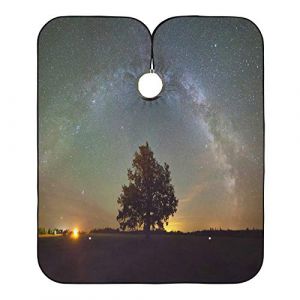 Paysage Nocturne &Eacute;toil&eacute; Robe De Coiffure Anti-Taches Blouse Coiffeur Accessoires Peignoir Coiffure Pour Barbiers Coiffeurs Salon 140X168Cm (guangzhouhongchenmaoyishanghanggerenduzi, neuf)