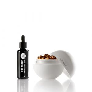 COCUNAT - The Real C + The Cure &ndash; S&eacute;rum &agrave; la Vitamine C &ndash; S&eacute;rum Visage Anti-&Acirc;ge &ndash; Agit sur les Rides, l&rsquo;&Eacute;clat et la Nutrition &ndash; 20% d&rsquo;Acide Ascorbique &ndash; 30 Capsules (COCUNAT, neuf)