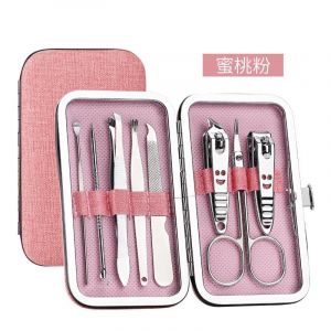 Kit de manucure coupe-ongles Kit Compact Professionnel Précis Durable Polyvalent for Hommes Et Femmes Cadeau for Amis Et Famille Manucure Indispensable Coupe-ongles Ensemble de Coupe-Ongles(Pink) (hywtbh, neuf)