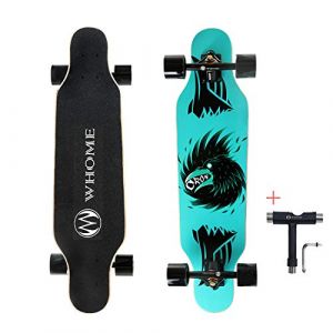 WHOME Pro Longboards – Petit Longboard de croisière 31 Pouces pour Adulte/Enfant/Fille/Garçon Pro/Débutant avec T-Tool (WHOME Skateboards, neuf)