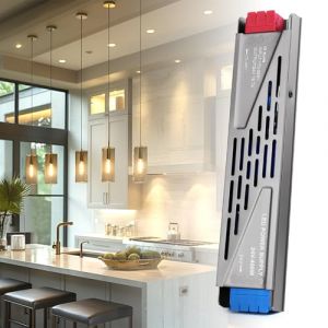 BRIMETI Transformateur 220V 24V Alimentation 400W 33.3A Ultra Mince Convertisseur 220V AC à 24V DC Adaptateur d'alimentation Basse Tension Transfo Constante Entrée LED Driver pour Ruban LED Bande (BRIMETI-EU, neuf)