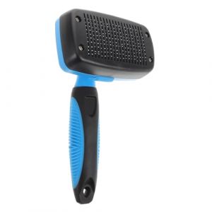 BELLIFFY Râteau de Toilettage pour Animaux de Compagnie pour Chiens Et Chats Brosse Autonettoyante Petit Râteau à Poils de Chien Peigne pour Chien pour Le Nettoyage (Hunation, neuf)