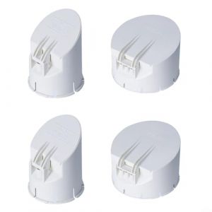 EXTRWORY 50-160 mm Anti-odeur et anti-insectes Drainage Tuyau d'eau de pluie Couvercle Filtre Bouchon Pipeline Clapet anti-retour avec pince (160 mm) (EXTRWO, neuf)