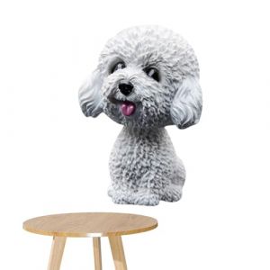 dzqad Chien De Voiture Qui Bouge La Tete - Jouet Tableau De Bord D&eacute;coration, Interieur Figurine Animaux Chien, D&eacute;coration D'int&eacute;rieur Voiture, Chiot Voiture Ornement, pour Voiture V&eacute;hicule Bureau (dzqad, neuf)