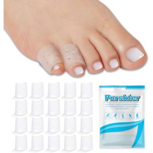 Pnrskter Protection Orteil Protege Orteil - (20 PCS) Respirant Separateur Orteil Silicone, Pour les Ampoules, les Cors, les Orteils en Marteau, la Perte des Ongles, Protection Pied (pnrskter, neuf)