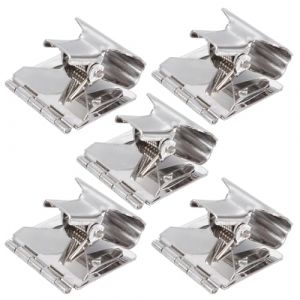 MAGICLULU 5pi&egrave;ces Clip Porte-&eacute;tiquette M&eacute;tallique Pince pour &Eacute;tiquette M&eacute;tal Lot de Supports &Eacute;tiquettes pour Supermarch&eacute; et Magasin (PanYuan Electronic, neuf)