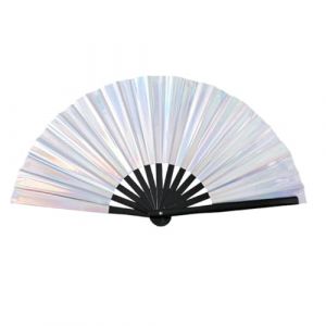 Éventail de kung-fu coloré, éventail pliant chinois, éventail à main, adapté à la décoration de festivals, aux fêtes d'événements du club Hanfu, aux spectacles de danse, aux accessoires vestimentaires (ZHANG  ZHAOHAI store, neuf)