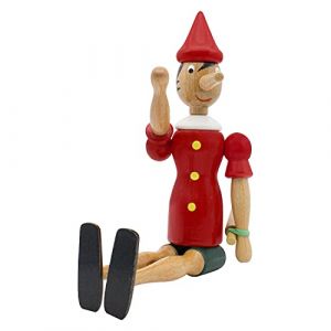 GICO Pinocchio en Bois, Longueur : 31 cm-fabriqu&eacute; en Italie - 9012 (GICO Spielwaren-Vertrieb GmbH, neuf)