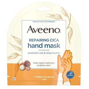 Aveeno Lot de 6 masques r&eacute;parateurs pour les mains Cica (World Nutri, neuf)