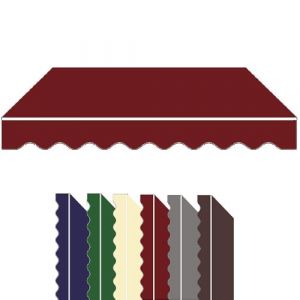 ZYXQQJ Tissu De Remplacement pour Auvent De Terrasse 250×200 300×250 350×300 500×300cm Toile De Rechange Store Banne Auvent De Fenêtre(Burgundy,6.5x5ft/200x150cm) (AuroraStock, neuf)