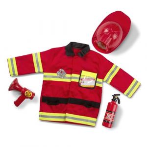 Melissa & Doug - D&eacute;guisement Pompier - Costume Enfant Avec Accessoires Pour Jeu D'Imitation - Tenue Pompier Pour Anniversaire Carnaval Halloween - Cadeau Enfant 3 Ans Et + (Bargainmax Ltd, neuf)