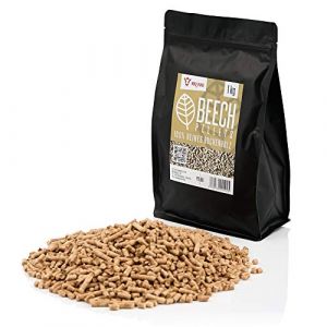 BBQ-Toro Beech Pellets 100 % bois de h&ecirc;tre | 1 kg | Granul&eacute;s de h&ecirc;tre pour grill, smoker, granul&eacute;s pour fours &agrave; pizza ou syst&egrave;mes de chauffage | Granul&eacute;s pour barbecue (CS Trading, neuf)