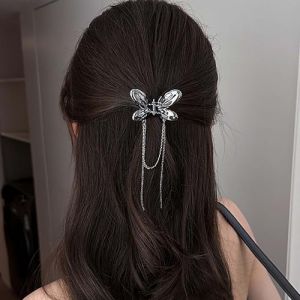 TseenYi Pinces À Cheveux Papillon Boho Pinces À Cheveux Papillon Argenté Pinces À Cheveux Papillon En Métal Petite Barrette Papillon Pince À Cheveux Frange Papillon Pince À Cheveux Minuscule Cheveux (TseenYi, neuf)