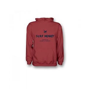 DRESSED IN MUSIC PLAY WITH ME Hoodie Sweat-shirt écologique à capuche pour homme/femme Coton biologique Gots Surf Monkey®, Terre, M (SurfMonkey, neuf)